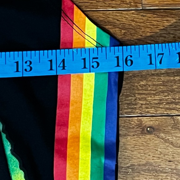 Black Tie-Front "Melanin Poppin" Graphic Tank Top Women's S - Picture 6 of 8